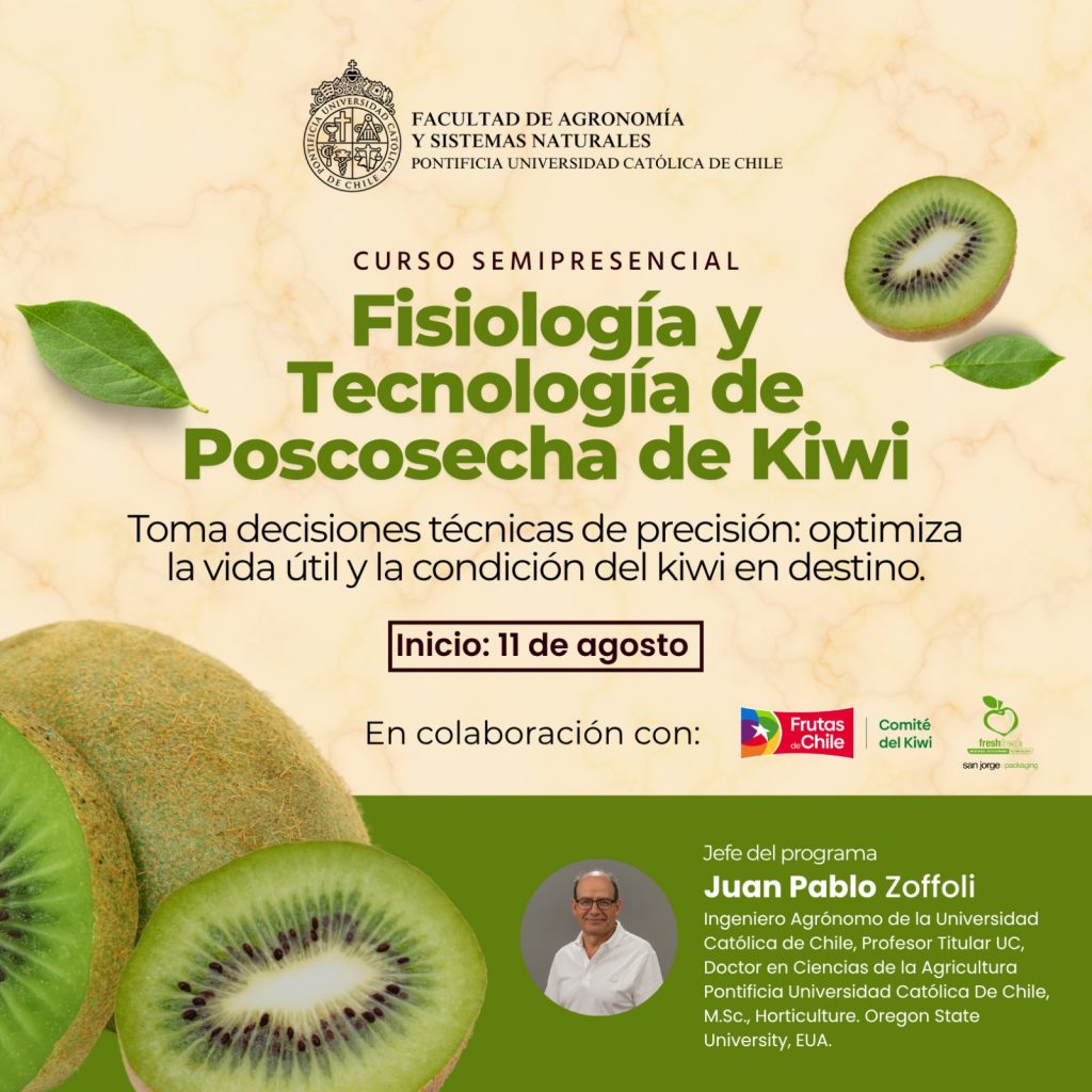 Comité del Kiwi y la PUC dan inicio a nuevo ciclo de cursos para la especialización en Manejo de Postcosecha y Maduración de Consumo